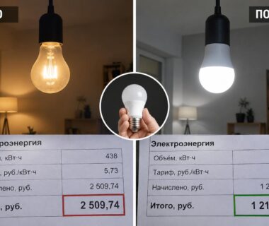 Поменял все лампочки на светодиодные: цифры в квитанции удивили даже меня
